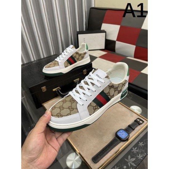 GUCCI グッチ 2025SS カジュアルめなコーデ メンズ用 カジュアルシューズ GUCCI グッチ 2025SS カジュアルめなコーデ メンズ用 カジュアルシューズ