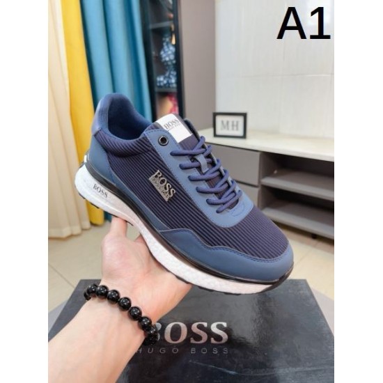 HUGO BOSS ヒューゴボス 2025SS 長時間持続可能 メンズ用 スニーカー HUGO BOSS ヒューゴボス 2025SS 長時間持続可能 メンズ用 スニーカー