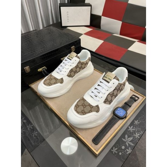 GUCCI グッチ 2025SS 好感度が高いアイテム メンズ用 スニーカー GUCCI グッチ 2025SS 好感度が高いアイテム メンズ用 スニーカー
