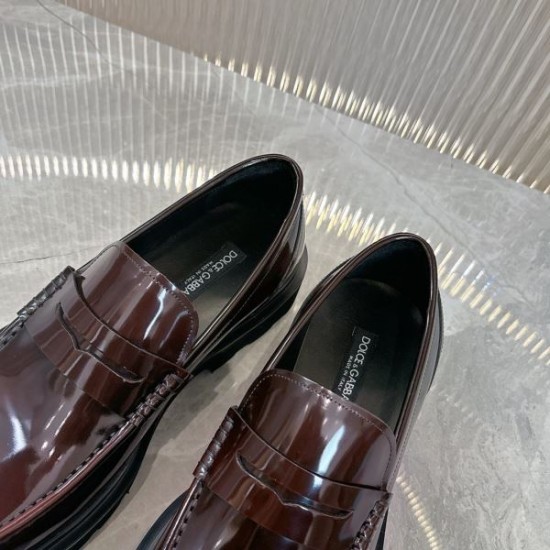 DOLCE&GABBANA ドルチェ&ガッバーナ 2025SS 大変お買得 メンズ用 ビジネスシューズ DOLCE&GABBANA ドルチェ&ガッバーナ 2025SS 大変お買得 メンズ用 ビジネスシューズ