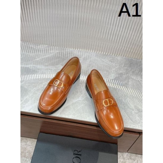 DIOR ディオール 2025SS 新作限定版プリント メンズ用 ビジネスシューズ DIOR ディオール 2025SS 新作限定版プリント メンズ用 ビジネスシューズ