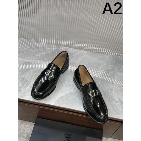 DIOR ディオール 2025SS 新作限定版プリント メンズ用 ビジネスシューズ DIOR ディオール 2025SS 新作限定版プリント メンズ用 ビジネスシューズ