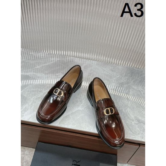 DIOR ディオール 2025SS 新作限定版プリント メンズ用 ビジネスシューズ DIOR ディオール 2025SS 新作限定版プリント メンズ用 ビジネスシューズ