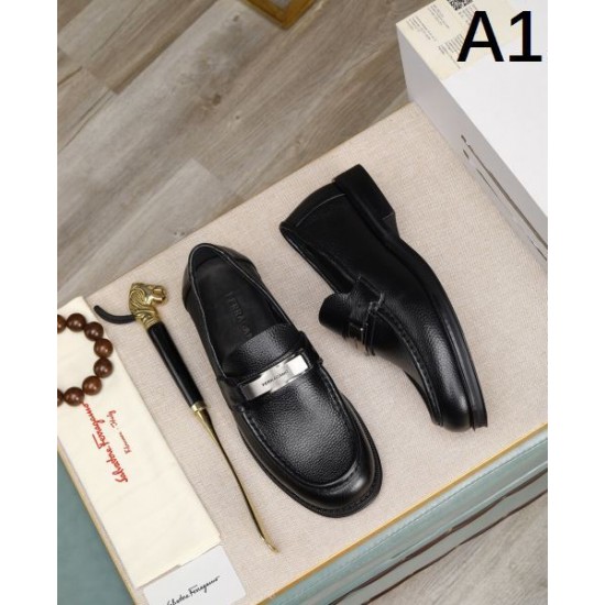 FERRAGAMO サルヴァトーレ フェラガモ 2025SS 入手困難 メンズ用 ビジネスシューズ FERRAGAMO サルヴァトーレ フェラガモ 2025SS 入手困難 メンズ用 ビジネスシューズ