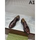 GUCCI グッチ 2025SS 春夏新作続々と登場 メンズ用 ビジネスシューズ GUCCI グッチ 2025SS 春夏新作続々と登場 メンズ用 ビジネスシューズ
