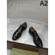 GUCCI グッチ 2025SS 春夏新作続々と登場 メンズ用 ビジネスシューズ GUCCI グッチ 2025SS 春夏新作続々と登場 メンズ用 ビジネスシューズ