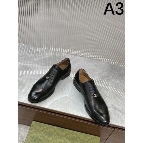 GUCCI グッチ 2025SS 春夏新作続々と登場 メンズ用 ビジネスシューズ GUCCI グッチ 2025SS 春夏新作続々と登場 メンズ用 ビジネスシューズ