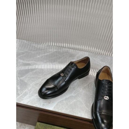 GUCCI グッチ 2025SS 春夏新作続々と登場 メンズ用 ビジネスシューズ GUCCI グッチ 2025SS 春夏新作続々と登場 メンズ用 ビジネスシューズ