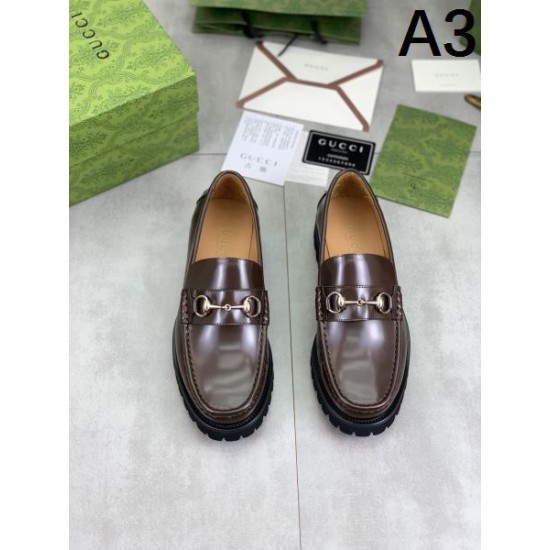 GUCCI グッチ 2025SS トレンドの最先端に メンズ用 ビジネスシューズ GUCCI グッチ 2025SS トレンドの最先端に メンズ用 ビジネスシューズ