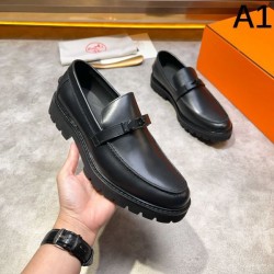 HERMES エルメス 2025SS トレンドスタイル！ メンズ用 ビジネスシューズ 