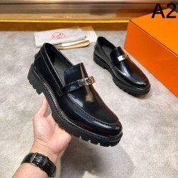 HERMES エルメス 2025SS トレンドスタイル！ メンズ用 ビジネスシューズ 