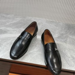 HERMES エルメス 2025SS 高レビューアイテム メンズ用 ビジネスシューズ 