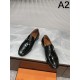 HERMES エルメス 2025SS 高レビューアイテム メンズ用 ビジネスシューズ HERMES エルメス 2025SS 高レビューアイテム メンズ用 ビジネスシューズ