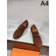 HERMES エルメス 2025SS 高レビューアイテム メンズ用 ビジネスシューズ HERMES エルメス 2025SS 高レビューアイテム メンズ用 ビジネスシューズ