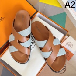 HERMES エルメス 2025SS すっきりしたシルエット メンズ用 サンダル