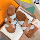 HERMES エルメス 2025SS すっきりしたシルエット メンズ用 サンダル HERMES エルメス 2025SS すっきりしたシルエット メンズ用 サンダル