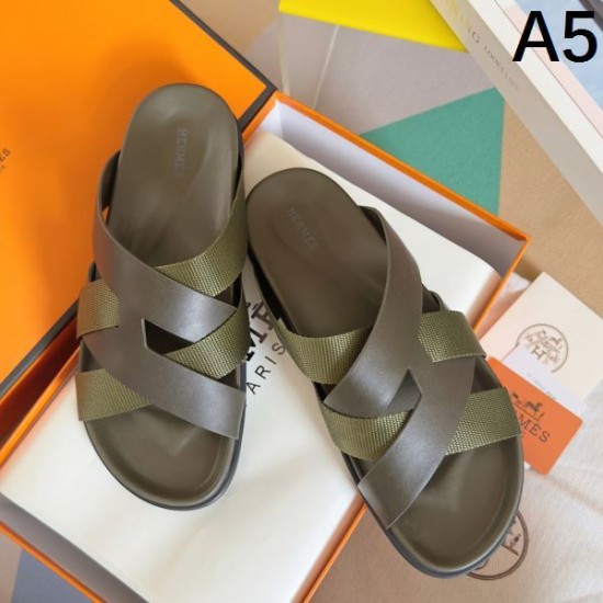 HERMES エルメス 2025SS すっきりしたシルエット メンズ用 サンダル HERMES エルメス 2025SS すっきりしたシルエット メンズ用 サンダル