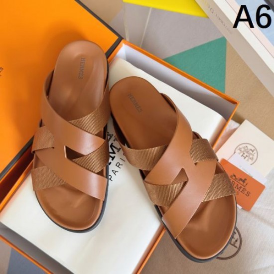 HERMES エルメス 2025SS すっきりしたシルエット メンズ用 サンダル HERMES エルメス 2025SS すっきりしたシルエット メンズ用 サンダル