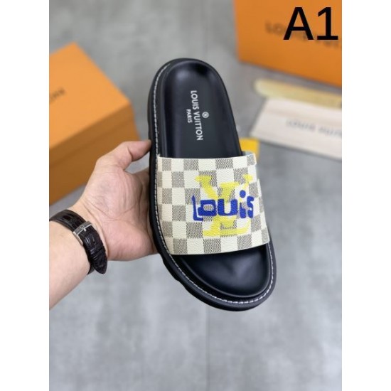 LOUIS VUITTON ルイヴィトン 2025SS 最旬のスタイル メンズ用 サンダル LOUIS VUITTON ルイヴィトン 2025SS 最旬のスタイル メンズ用 サンダル