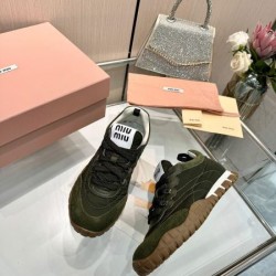 2025SS MIU MIU ミュウミュウ 新着入荷 レディース用 カジュアルシューズ 