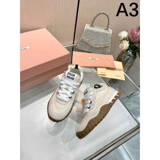 2025SS MIU MIU ミュウミュウ 新着入荷 レディース用 カジュアルシューズ 2025SS MIU MIU ミュウミュウ 新着入荷 レディース用 カジュアルシューズ
