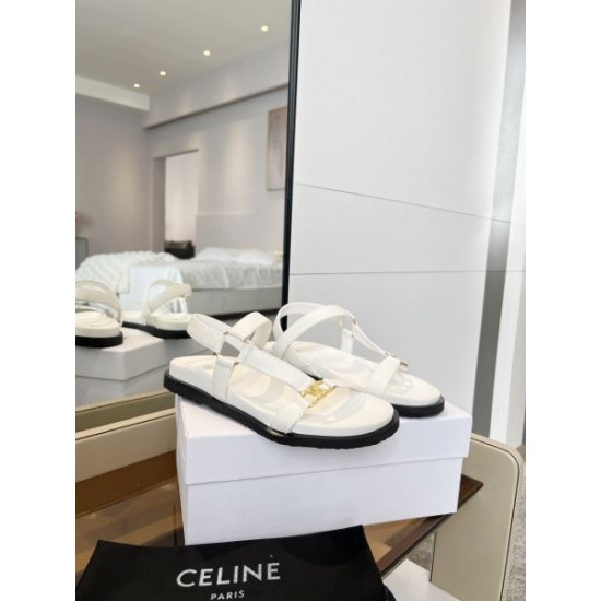 2025SS CELINE セリーヌ シンプルなデザイン レディースサンダル 2025SS CELINE セリーヌ シンプルなデザイン レディースサンダル
