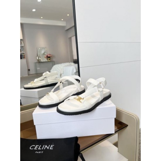 2025SS CELINE セリーヌ シンプルなデザイン レディースサンダル 2025SS CELINE セリーヌ シンプルなデザイン レディースサンダル