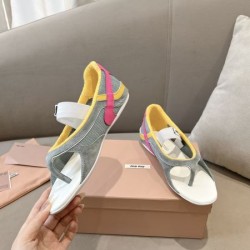 2025SS MIU MIU ミュウミュウ 今年は先取り レディースサンダル