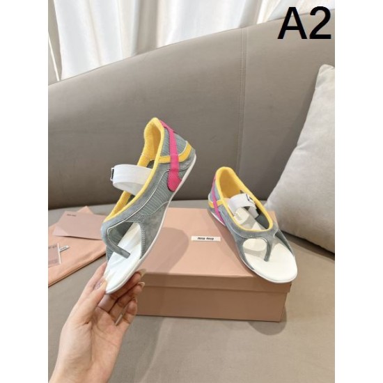 2025SS MIU MIU ミュウミュウ 今年は先取り レディースサンダル 2025SS MIU MIU ミュウミュウ 今年は先取り レディースサンダル