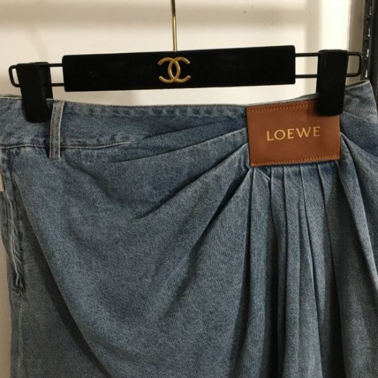 LOEWE ロエベ 2025SS 夏に向けて使えるスタイル デニムスカート