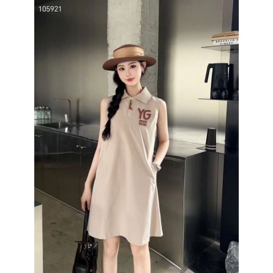 MIU MIU ミュウミュウ 2025SS 夏のコーデにぴったり ワンピース