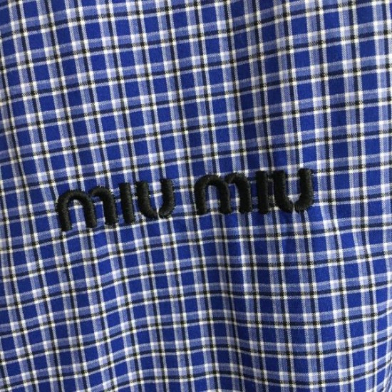 MIU MIU ミュウミュウ 2025SS レトロな雰囲気が漂う 上下セット