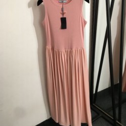 PRADA プラダ 2025SS 最新先取りおしゃれなロゴ入り ワンピース