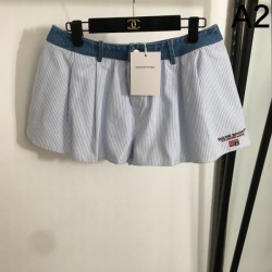 アレキサンダーワン (ALEXANDER WANG) 2025SS新作 ロゴバンド ショートパンツ 注目度上昇