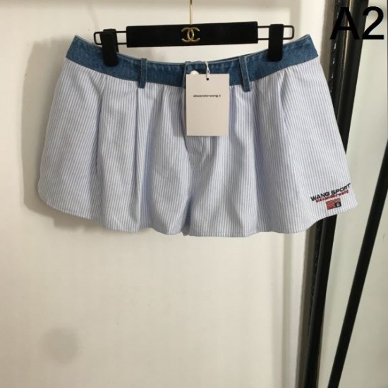 アレキサンダーワン (ALEXANDER WANG) 2025SS新作 ロゴバンド ショートパンツ 注目度上昇