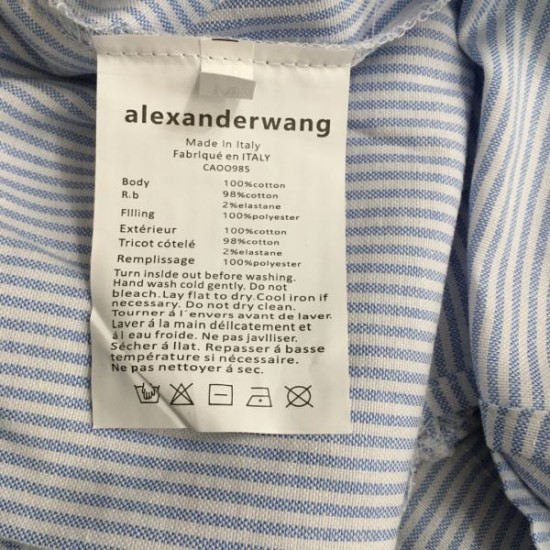 アレキサンダーワン (ALEXANDER WANG) 2025SS新作 ロゴバンド ショートパンツ 注目度上昇