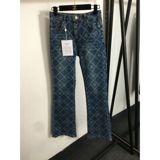 シャネル (CHANEL) 2025SS新作 CCロゴ デニムジーンズ サマースタイル