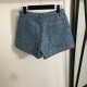 シャネル (CHANEL) 2025SS新作 コットン ショートパンツ 夏季新作