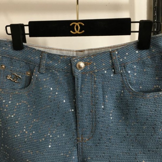 シャネル (CHANEL) 2025SS新作 コットン ショートパンツ 夏季新作