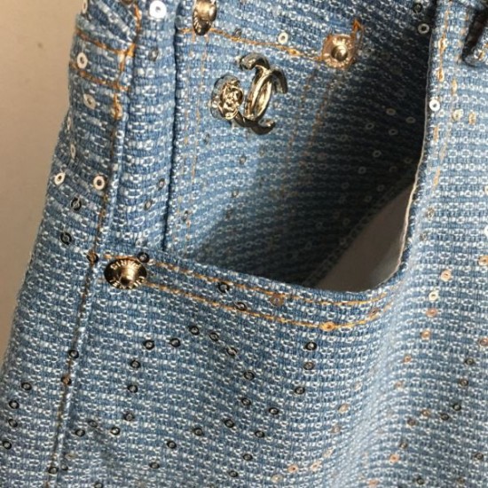 シャネル (CHANEL) 2025SS新作 コットン ショートパンツ 夏季新作