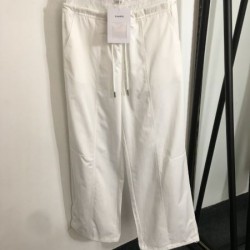 シャネル (CHANEL) 2025SS新作 ハイウエスト ワイドパンツ デイリーユース