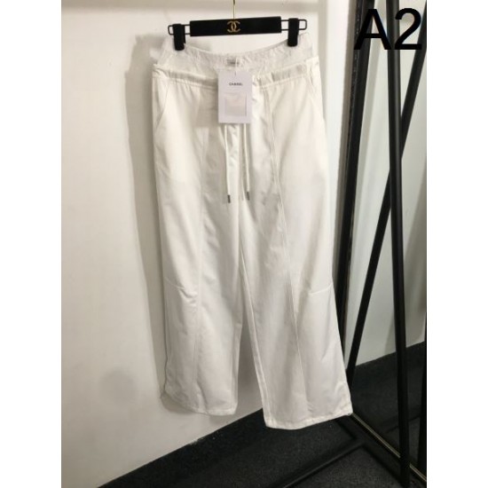 シャネル (CHANEL) 2025SS新作 ハイウエスト ワイドパンツ デイリーユース