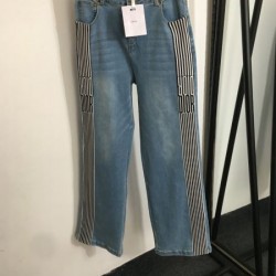ディオール (DIOR) 2025SS新作 オブリーク デニムジーンズ キレイめスタイル