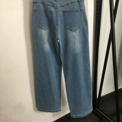 ディオール (DIOR) 2025SS新作 オブリーク デニムジーンズ キレイめスタイル