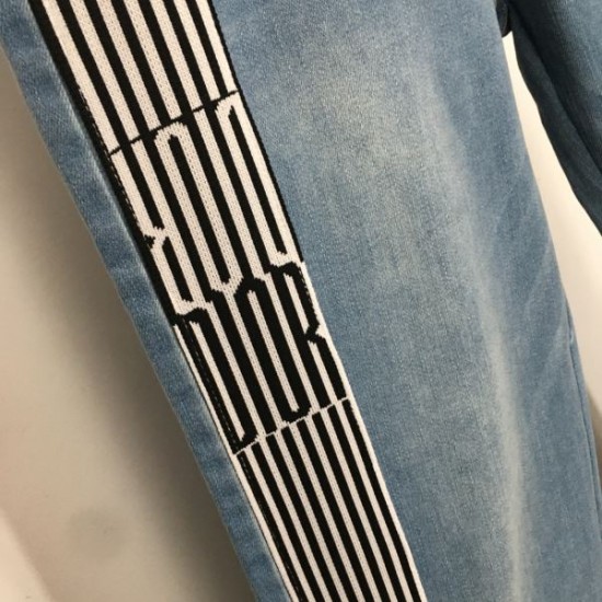 ディオール (DIOR) 2025SS新作 オブリーク デニムジーンズ キレイめスタイル