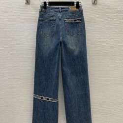 ディオール (DIOR) 2025SS新作 アトリエパッチ デニムジーンズ 個性的アイテム