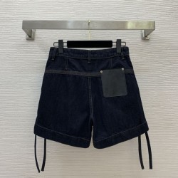 ロエベ (LOEWE) 2025SS新作 ダメージ加工 デニムパンツ おしゃれ上級者