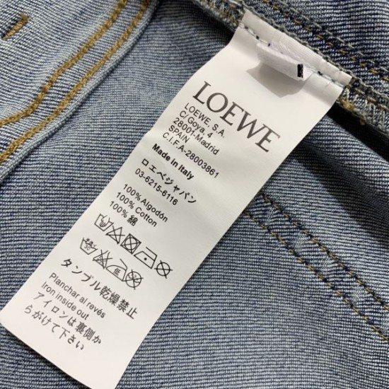 ロエベ (LOEWE) 2025SS限定 ストーンウォッシュ デニムジーンズ 年末完売人気