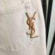 イヴサンローラン (YSL) 2025SS限定 カサンドラロゴ デニムジーンズ 日本未入荷