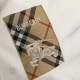 バーバリー (BURBERRY) 2025SS新作 チェック柄アクセント 半袖Tシャツ 春夏マストハブ